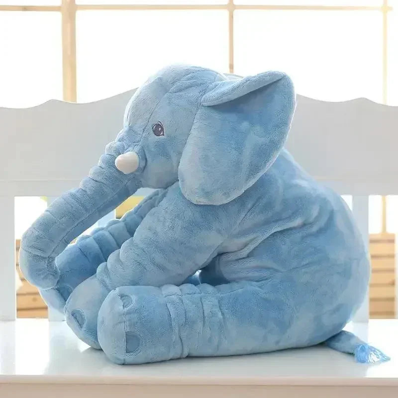 40cm/60cm Soft Comfort Elephant Plush Toy  Accompany Sleeping Baby Sleep Child Pillow Leather Shell Kawaii Plush Baby Toys