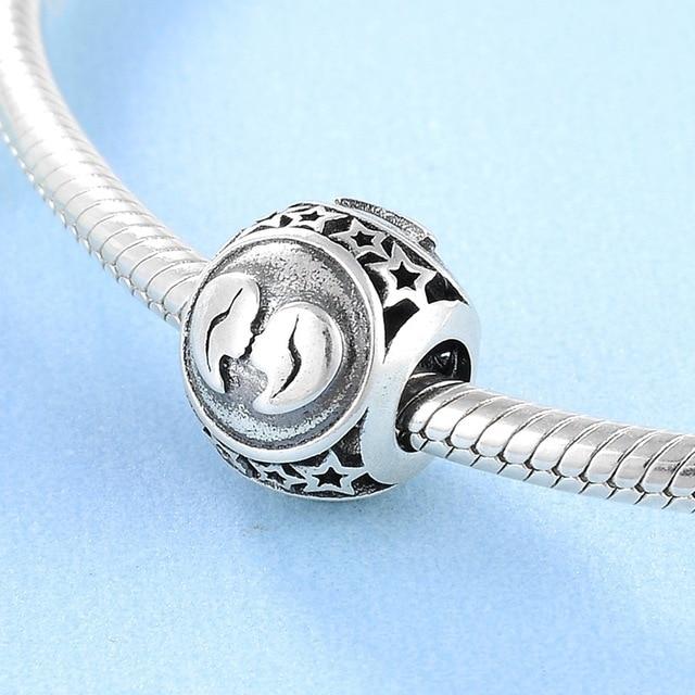 Sterling Silver Beads Fit Original Pandora Charm Bracelet