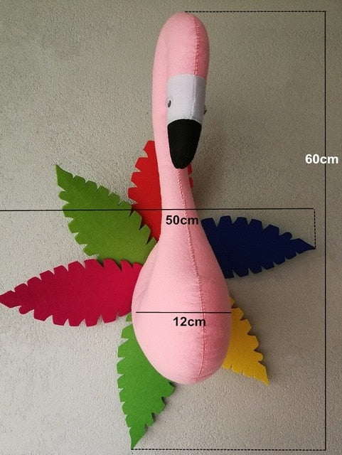 Animal Head Plush Decorations