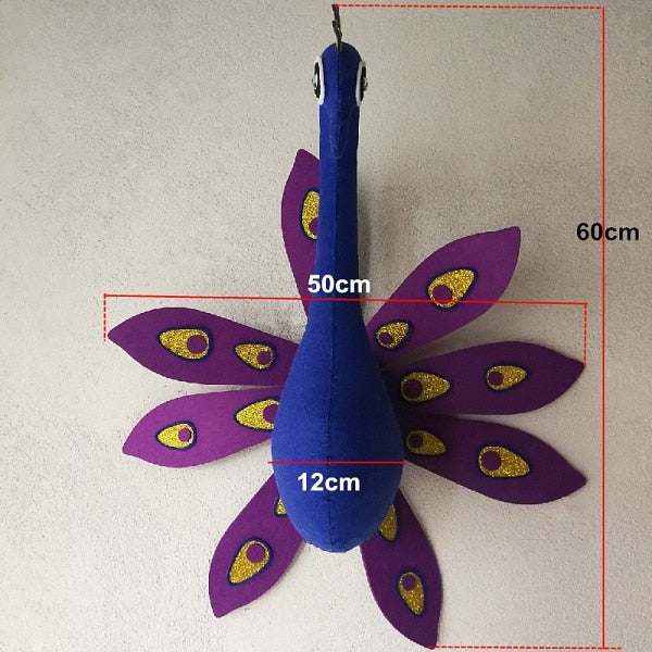 Animal Head Plush Decorations