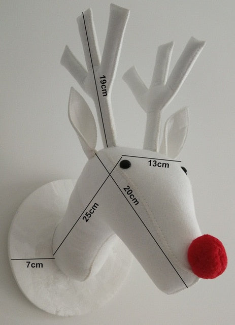 Animal Head Plush Decorations