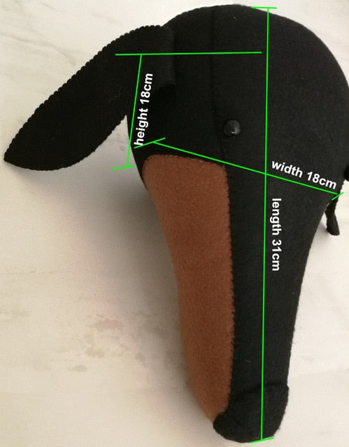 Animal Head Plush Decorations