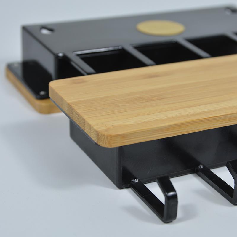 Bamboo Wall Storage Rack