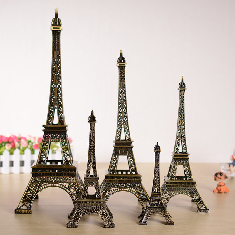 Bronze Eiffel Tower Statue