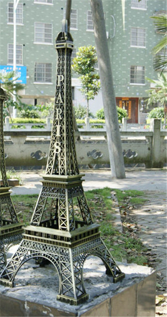 Bronze Eiffel Tower Statue