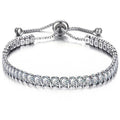 17KM Fashion Adjustable Cubic Zirconia Tennis Bracelet & Bangle