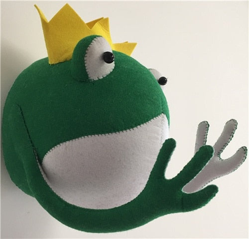 Animal Head Plush Decorations