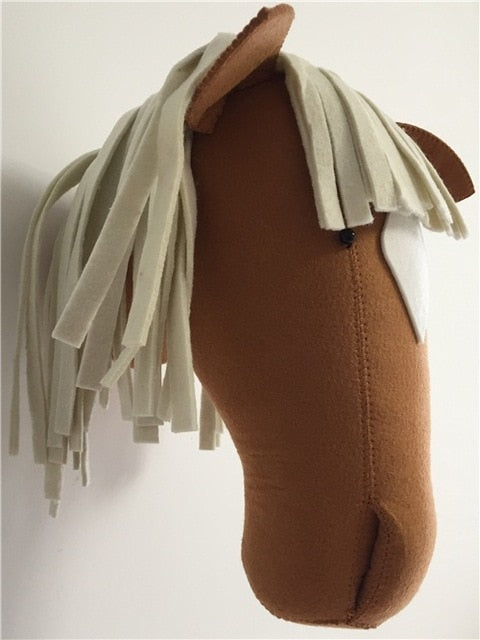 Animal Head Plush Decorations