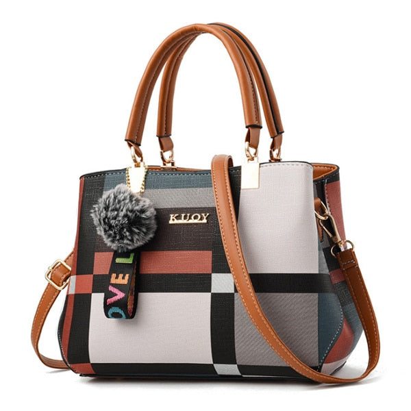 Checkered Plaid Handbag